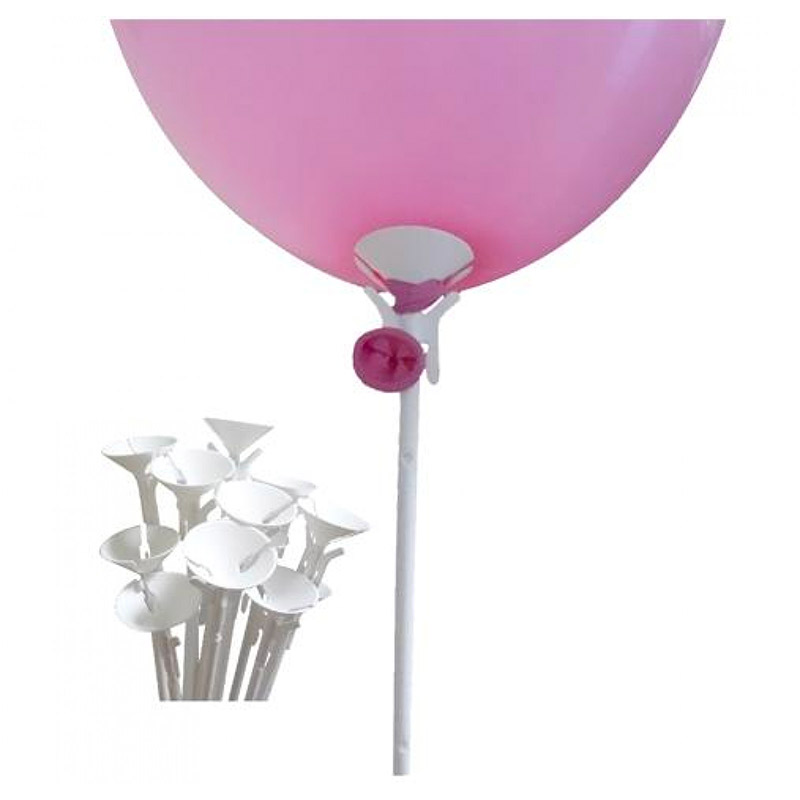 Tige à Ballon Reutilisable Monobloc par 100