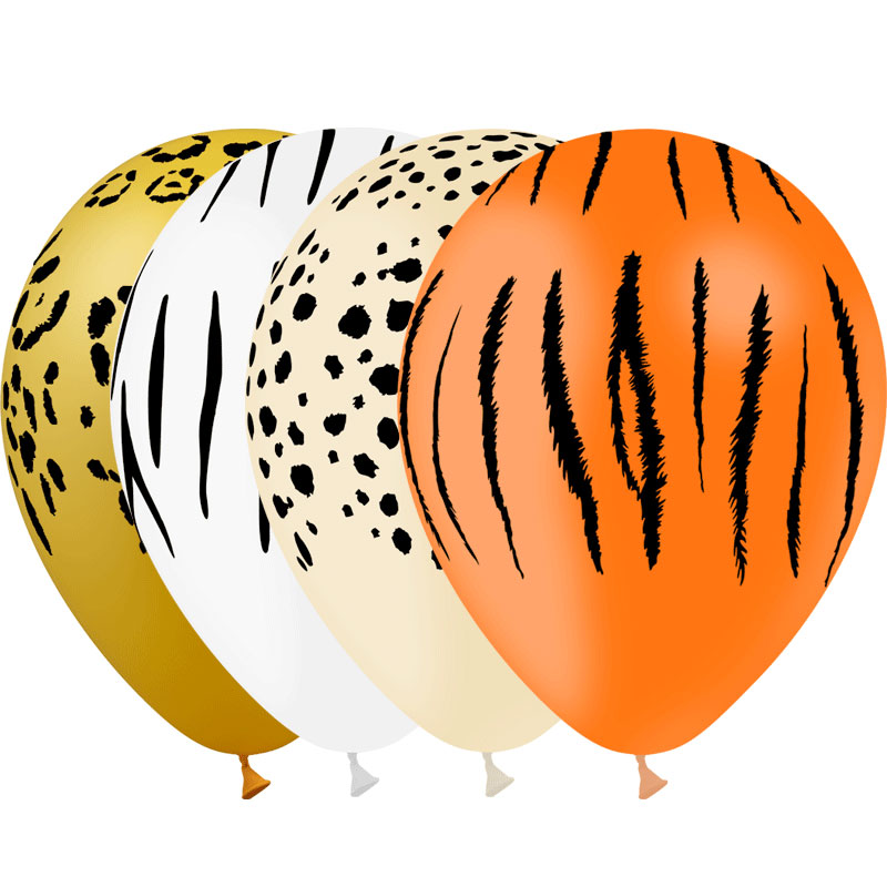 Ballon Latex Safari assortiment