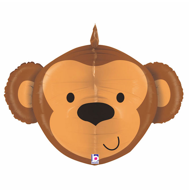 Ballon tête de Singe 3D
