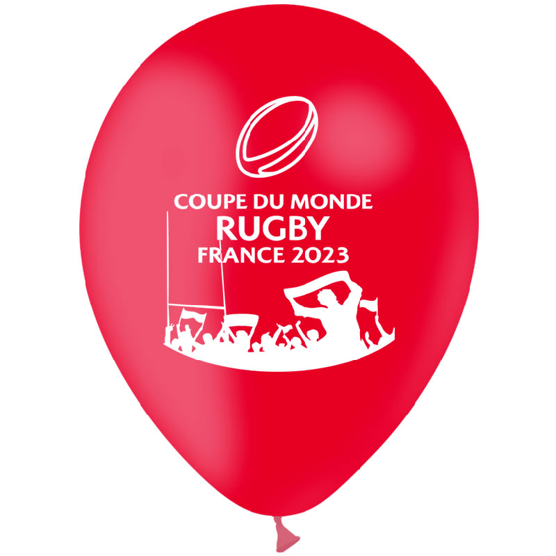 Ballon Coupe du Monde Rugby par 10