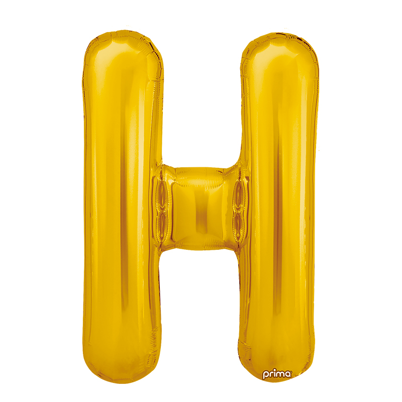 Ballon aluminium H Gold Prima par 2