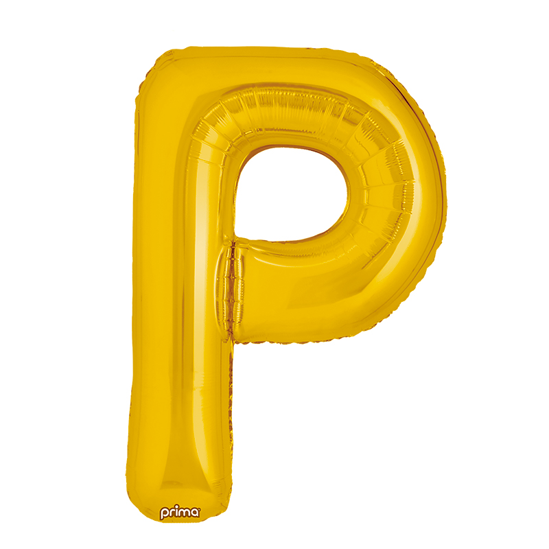 Ballon aluminium P Gold Prima par 2