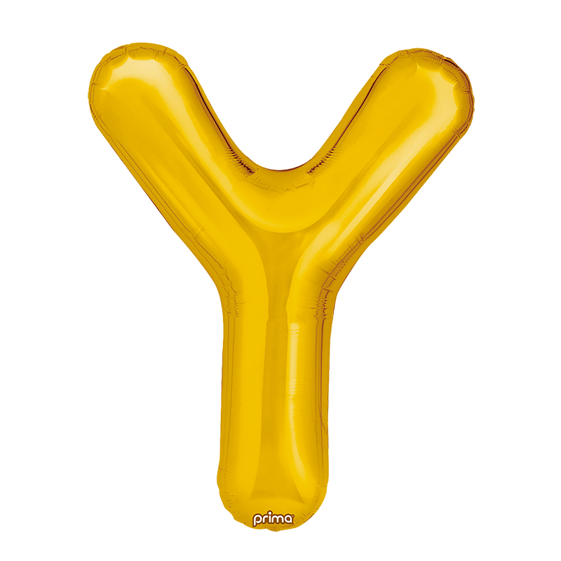 Ballon aluminium Y Gold Prima par 2