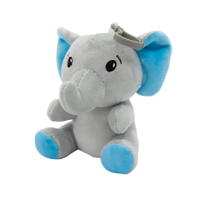 Poids Peluche Eléphant Bleu 11cm 90g
