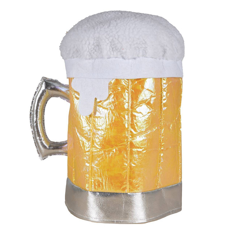 Chapeau Chope de bière Métallisé