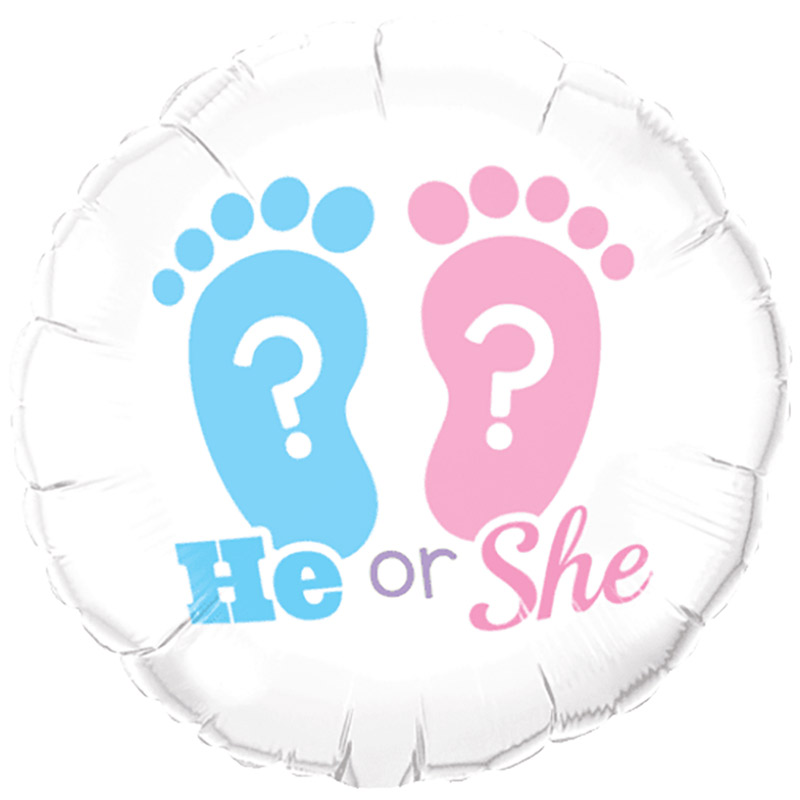 Ballon Gender Reveal foots