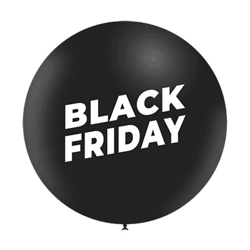 Ballon Black Friday Géant 2 faces