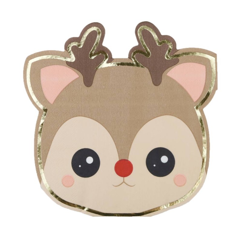 Serviette jetable Noël Renne