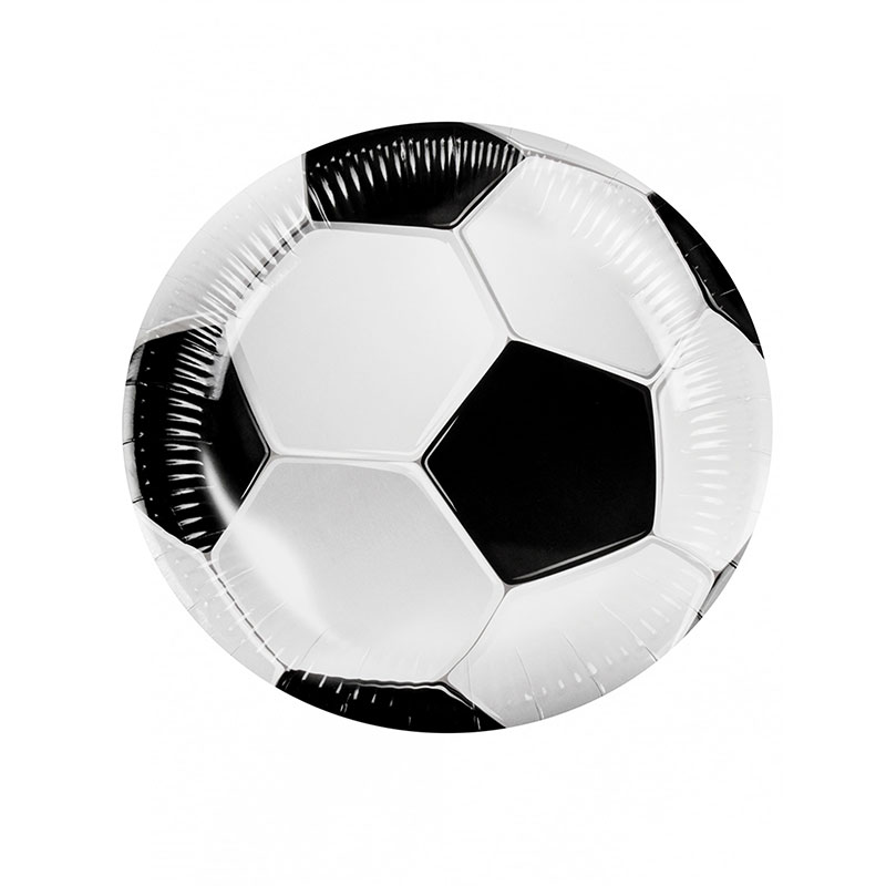 Assiettes jetable Football