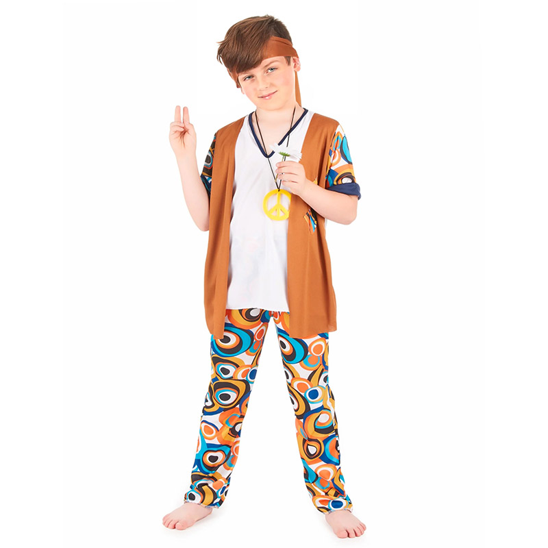 Déguisement enfant hippie garçon