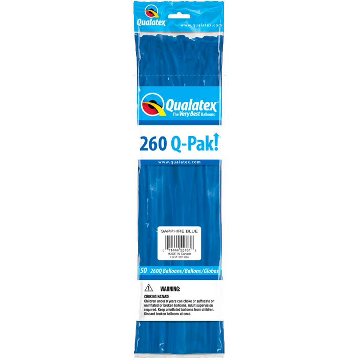 Ballons à Sculpter Bleu saphire (Sapphire Blue) Qualatex
