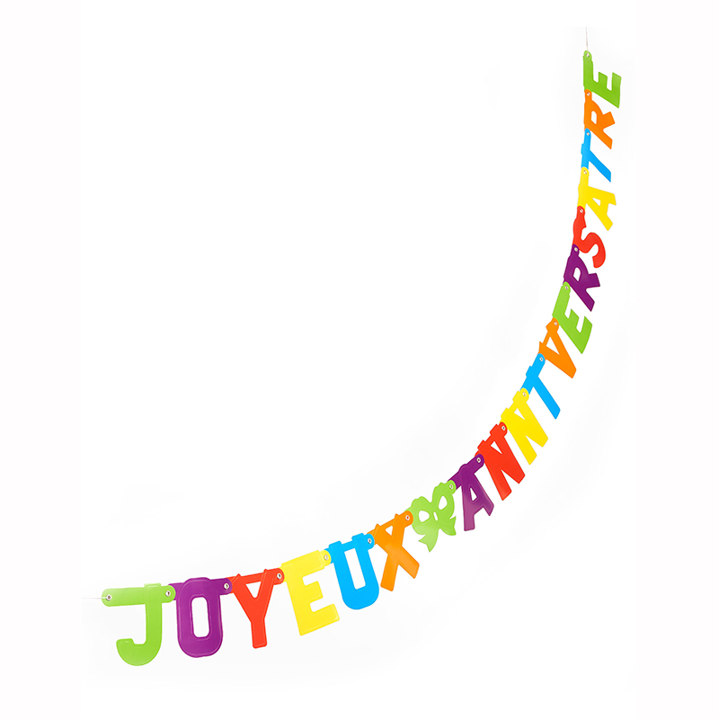 Guirlande Lettres "Joyeux Anniversaire"