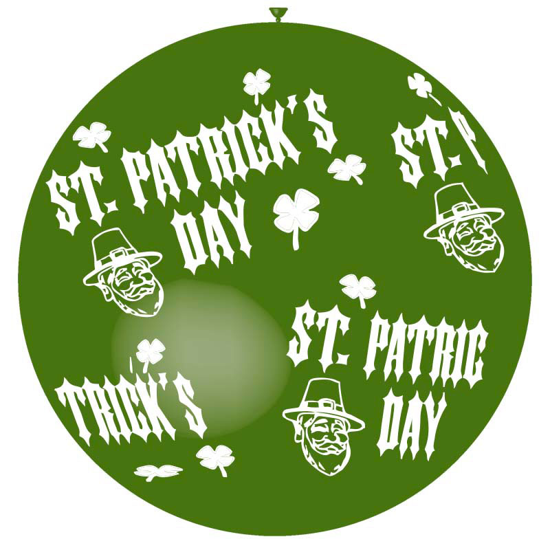 Ballon géant St Patrick