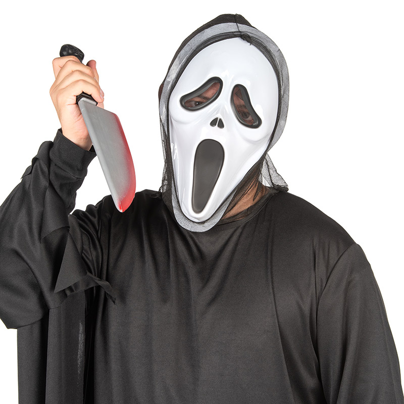 Masque Fantôme rigide rieur adulte