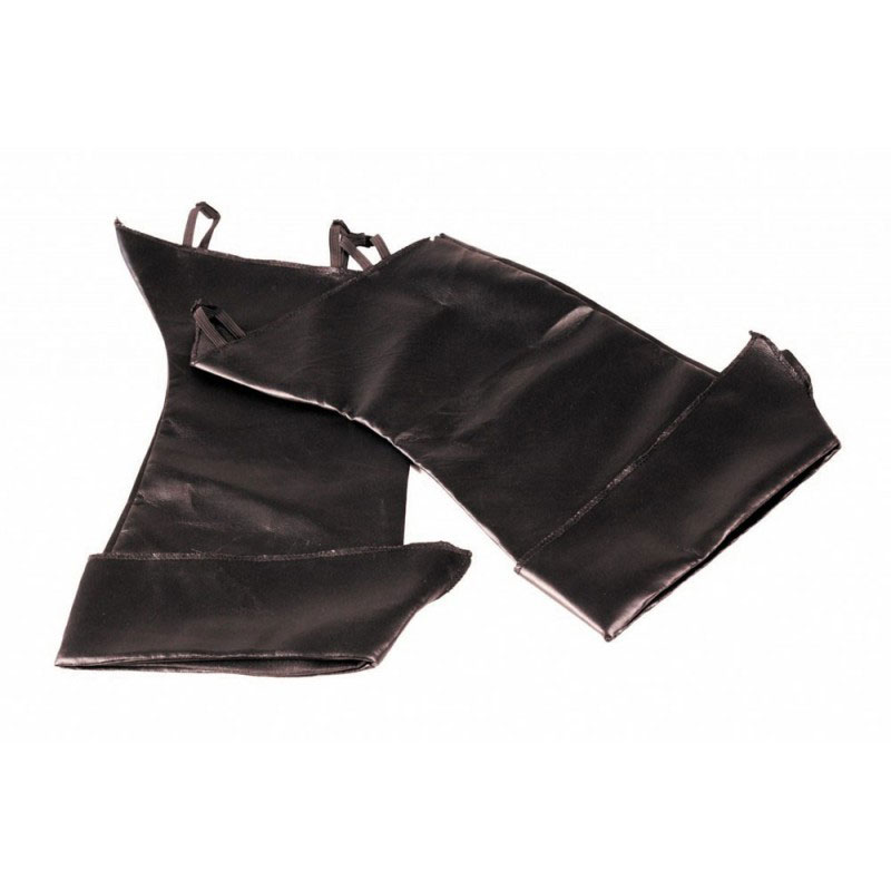 Surbottes simili cuir noir