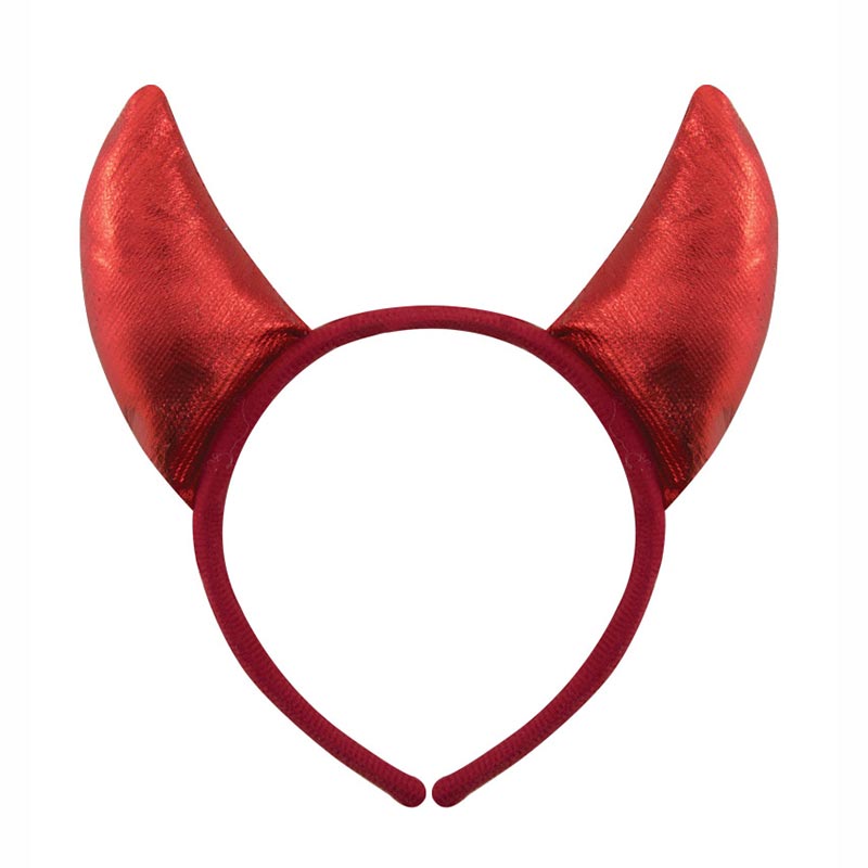Serre tête de diable en tissu métallisé
