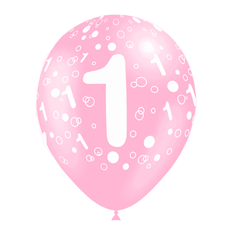 Ballon Chiffre tout autour par 8 (0 à 9)