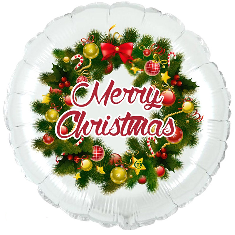 Ballon Merry Christmas Guirlande et Boules