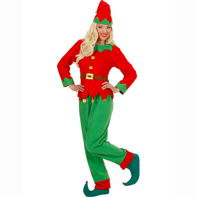 Déguisement Lutin Noël Pantalon Femme