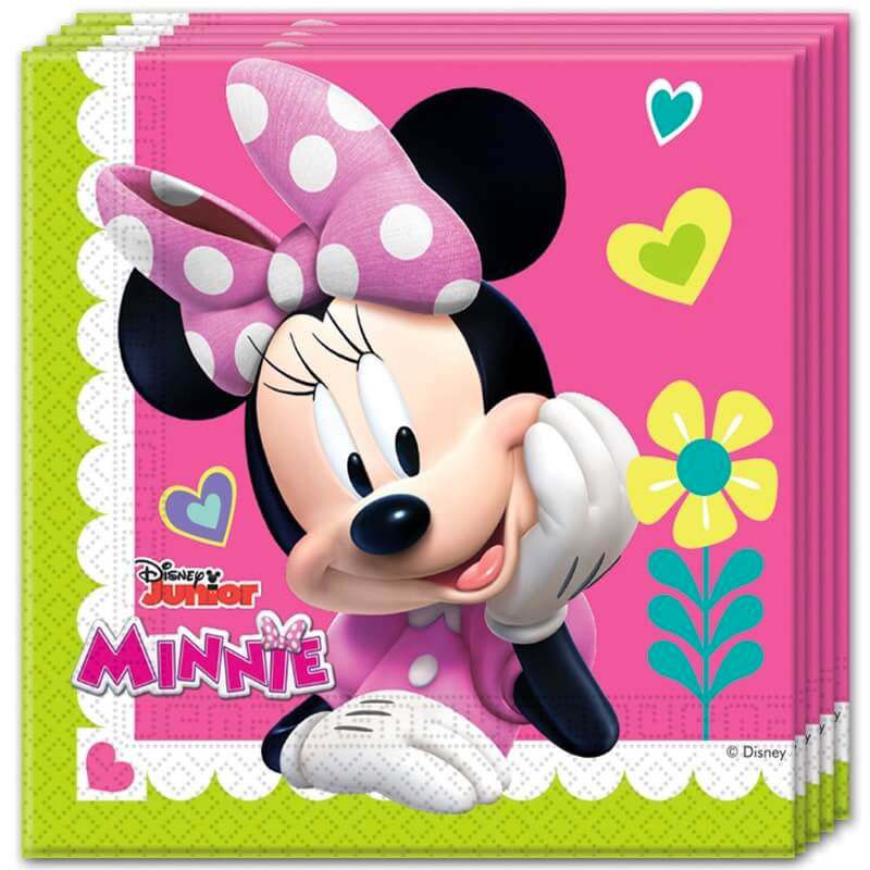 Serviette jetable Minnie Pastel