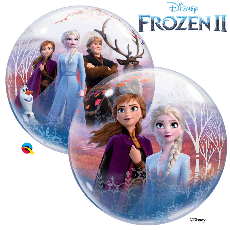 Ballon Reine des Neiges Bubble