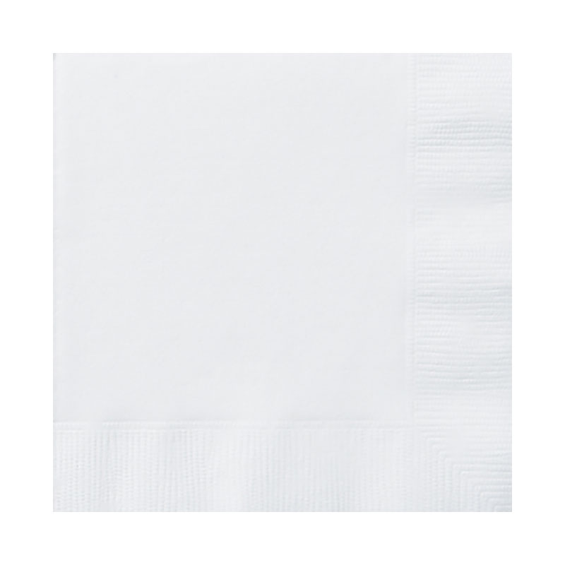 Serviette de table papier Blanche