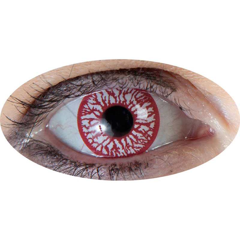 Lentilles de contact fantaisie Oeil sanglant