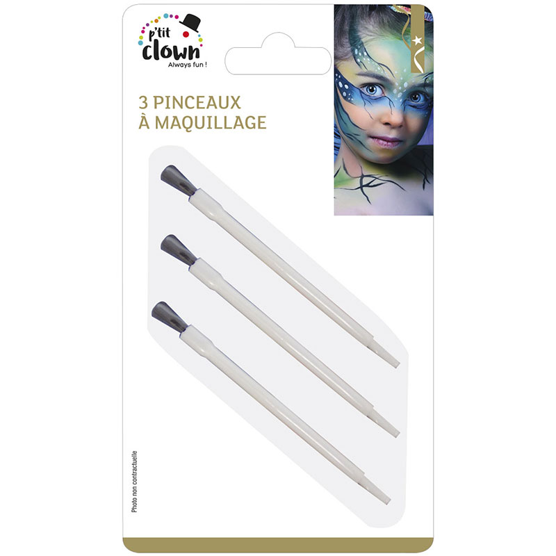 Pinceau à maquillage (Lot de 3)