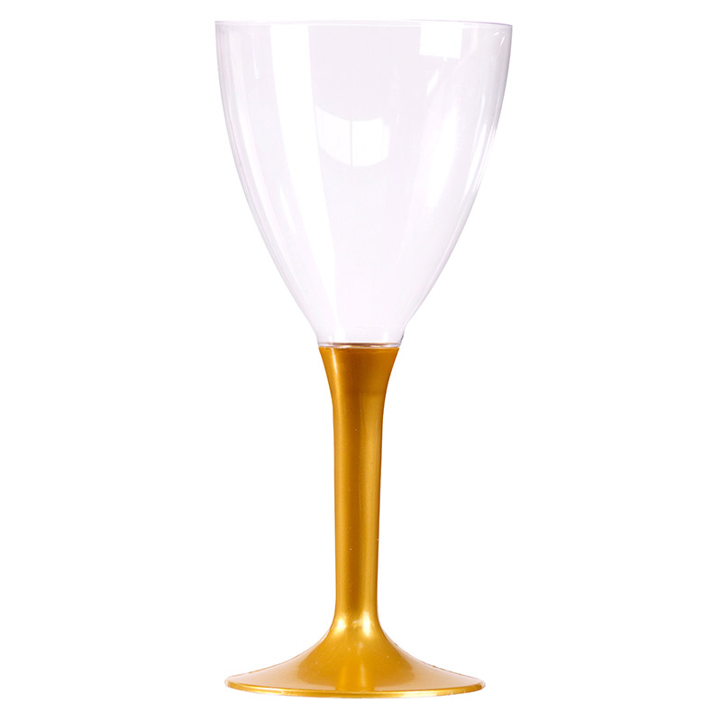 Verre à vin pied  par 10 (différents coloris)