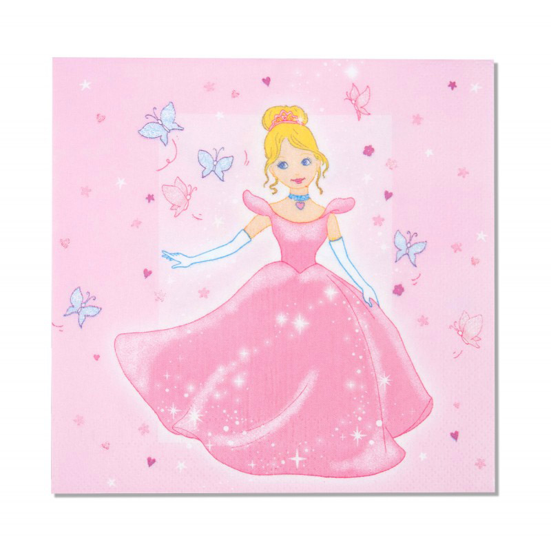 Serviette jetable princesse