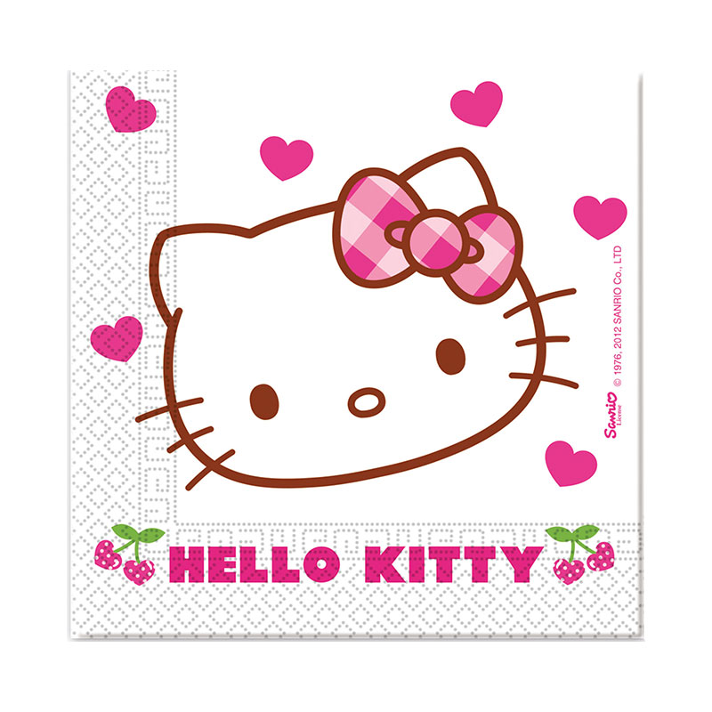 Serviette jetable Hello Kitty