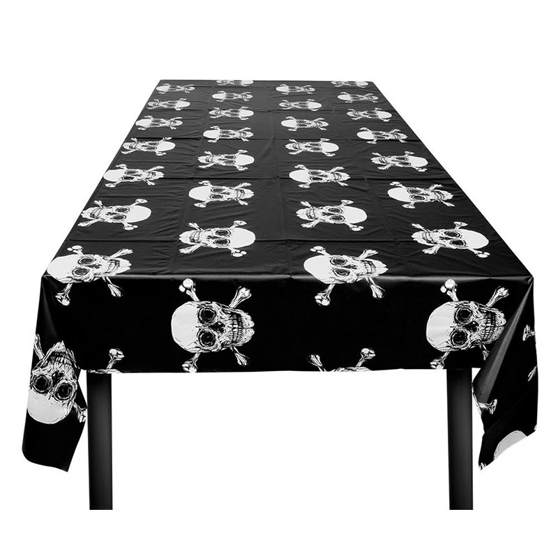 Nappe en plastique Pirate noire