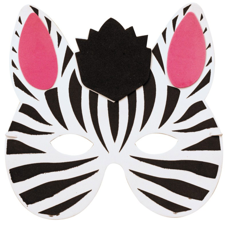 Masque Enfant Eva Zèbre