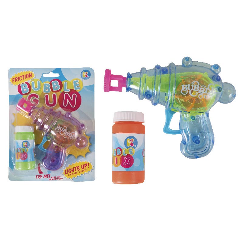 Pistolet à bulles avec liquide(50mll)lumineux