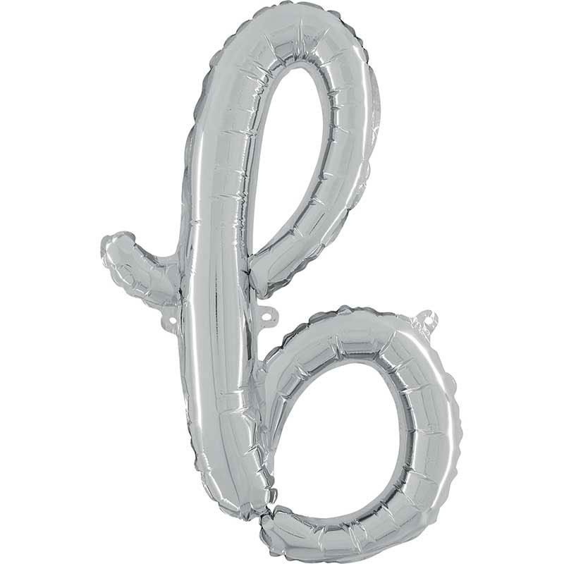 Ballon aluminium B Script