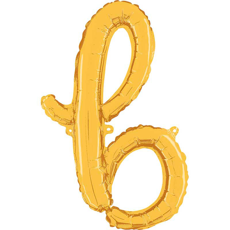 Ballon aluminium B Script
