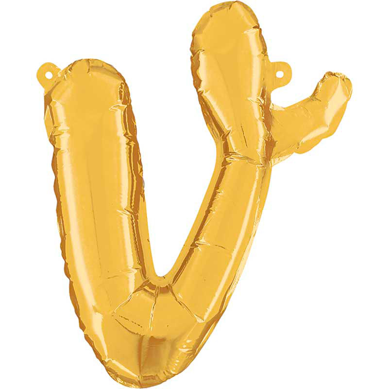 Ballon aluminium V Script