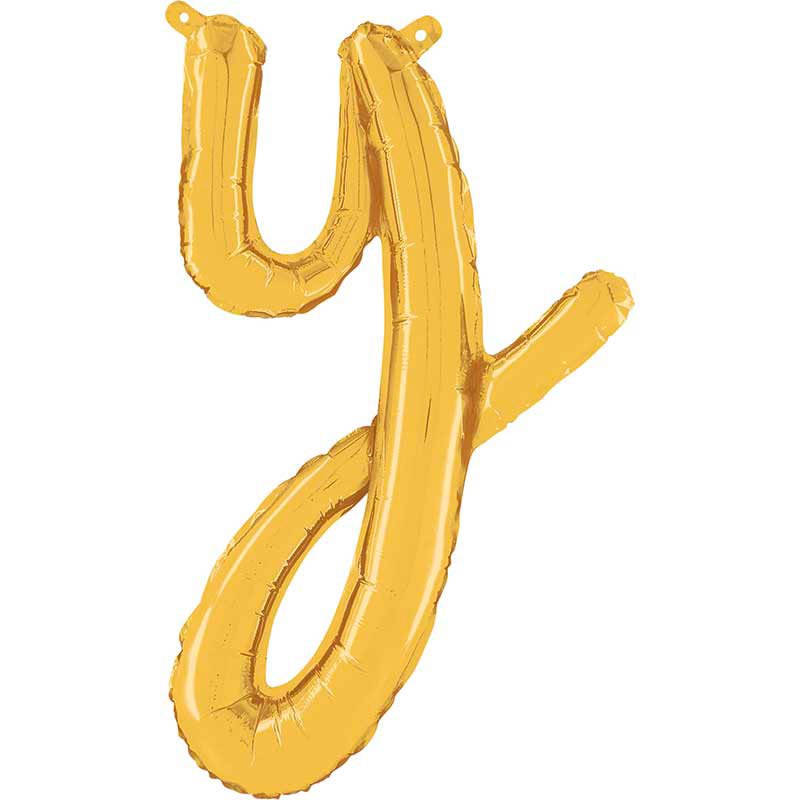 Ballon aluminium Y Script
