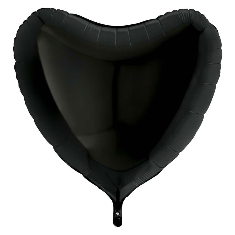 Ballon Alu Coeur Noir