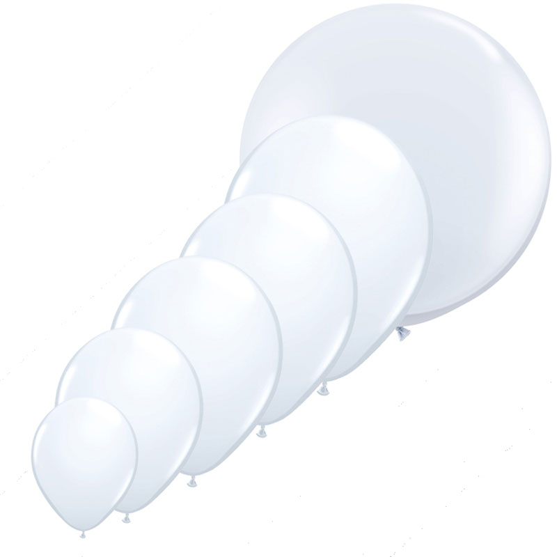 Ballon Blanc (White) Qualatex