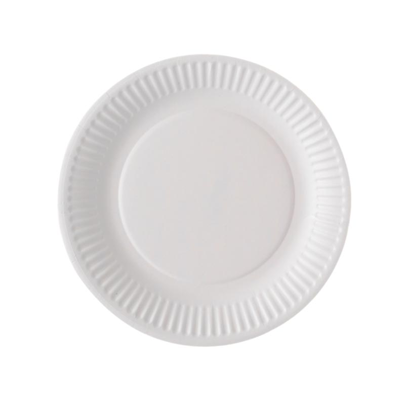 Assiette en Carton Ronde Blanche