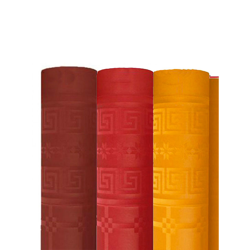 Nappe Papier Damassée couleur ivoire 6m x 1m20