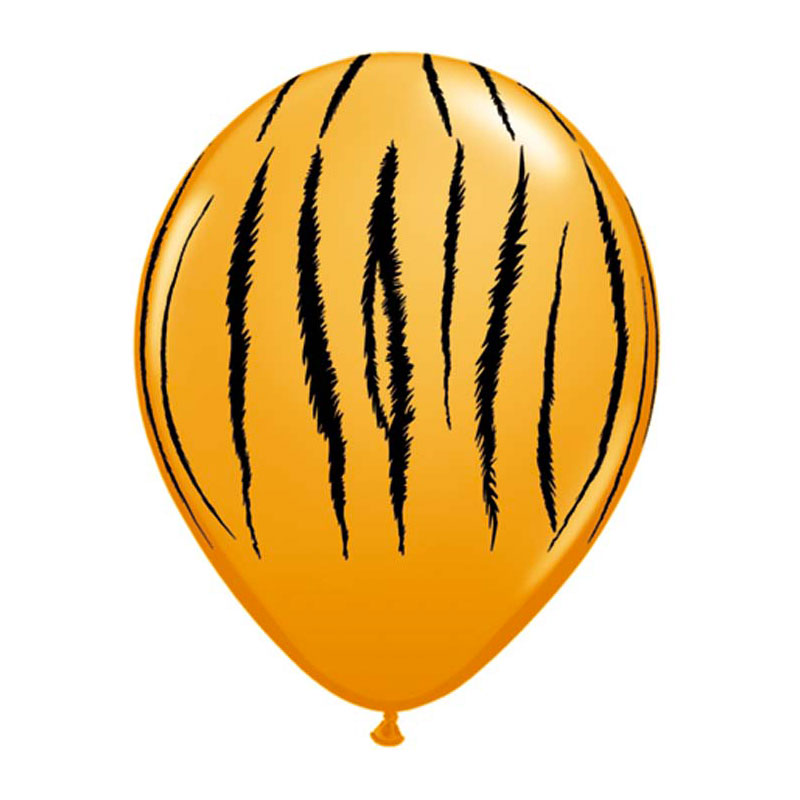 Ballons Latex Zebra tiger par 25