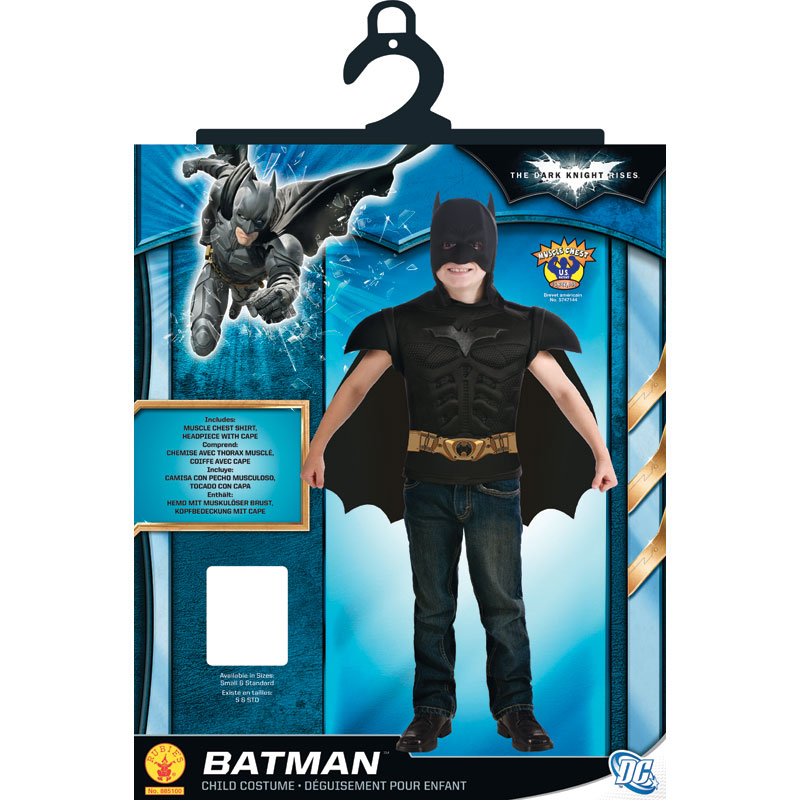 Cape et Plastron Batman luxe enfant