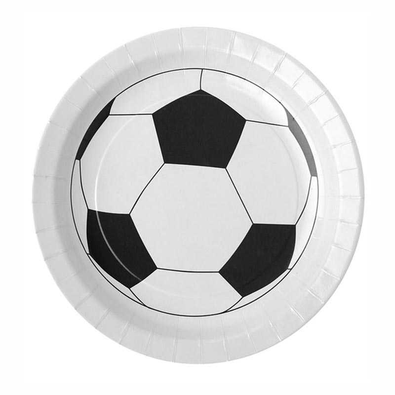 Assiette carton Football