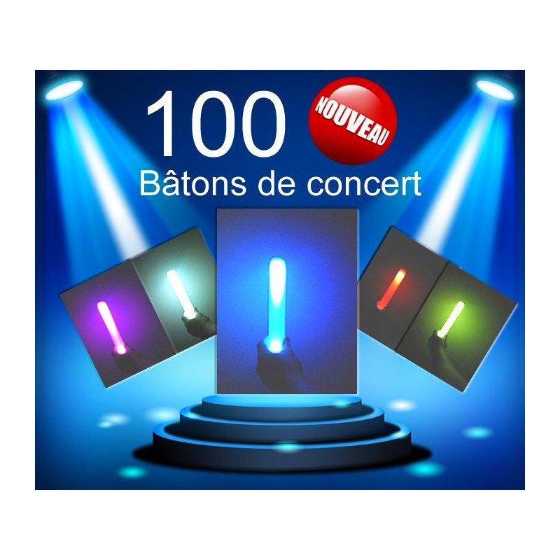 Lot 100 Batons de concert 24cm