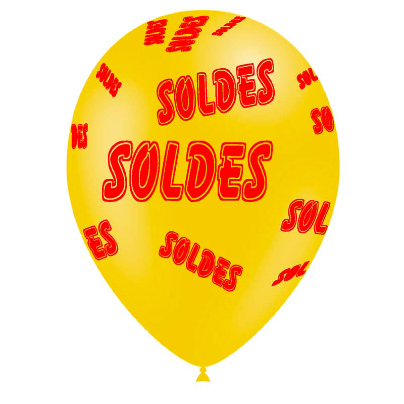 Ballon Soldes tout autour par 8