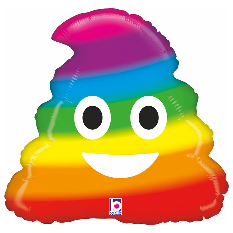 Ballon Emoji Arc en Ciel