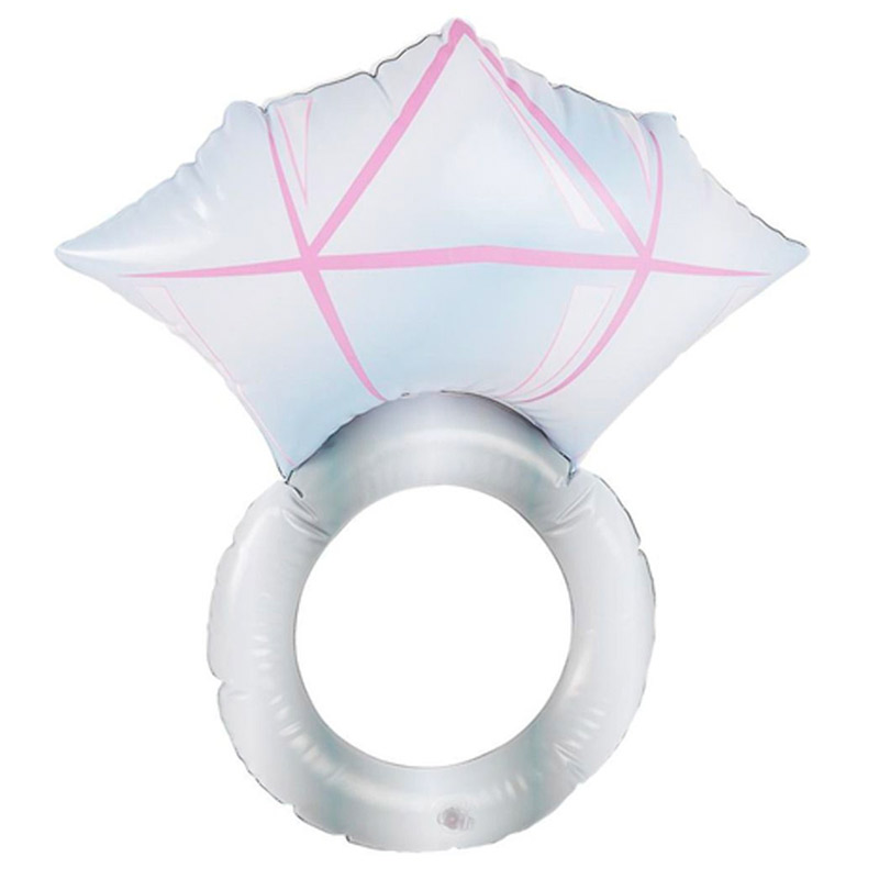Ballon Coeur Just Married Argent