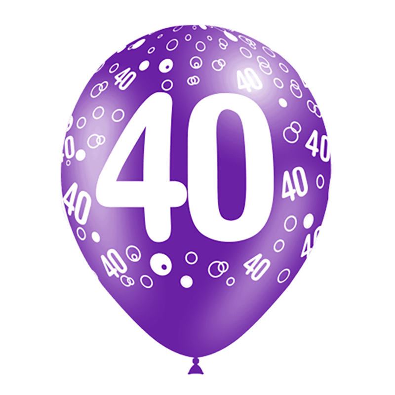 Ballon Nombre tout autour par 8 (18 à70)